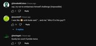 Some more fan reactions (Image via YouTube comments section)